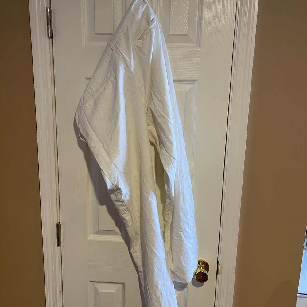 CLAIBORNE men’s white trousers 34/30